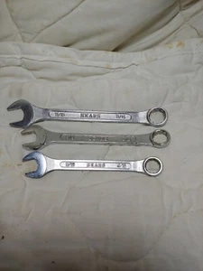 Lot of 3 Vintage Sears Combination Wrenches 11/16, 9/16, 5/8 nice condition. - Picture 1 of 1