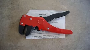 Wire Stripping Pliers Self Adjusting W/Wire Cutter - Picture 1 of 3