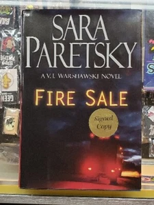 Fire Sale V.I. Warshawski by Sara Paretsky Signed 1st Edition Hardcover - Picture 1 of 3