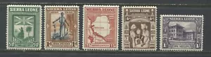 Sierra Leone KGV 1933 various values to 1/ mint o.g. hinged - Picture 1 of 1