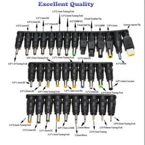 34Pcs Universel Ordinateur Portable Ordinateur Portable Adaptateur Chargeur DC Convertisseur Set - Photo 1/9