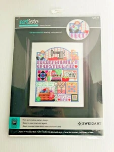 Zweigart Sewing Sampler Counted Cross-stitch Kit - Picture 1 of 2
