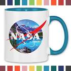 Royal Shirt rs151 Tasse Nasa See | Wasser Berge Sonne Astronaut Weltraum Natur