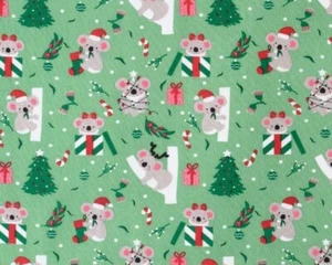 PERSONALISED NAME CHRISTMAS / SANTA SACK / PRESENT SACK - Christmas Koalas - - Picture 1 of 2