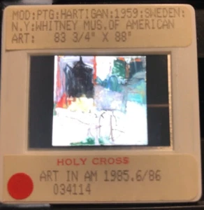 Grace Hartigan “Sweden” Abstract Expressionism Art 35mm Slide - Picture 1 of 3