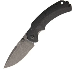 Bastinelli Creations Folding Pocket Knife New R.E.D. Folder Dark Stonewashed RED - Picture 1 of 2