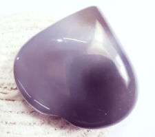 Translucent 100% Natural Grey Agate Stone Heart Shape 441.70 Ct Loose Gemstone