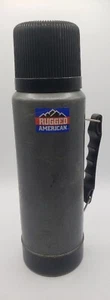 Vintage ALADDIN Industries Steel Rugged American Gray 1 Quart Thermos SB950H - Picture 1 of 8