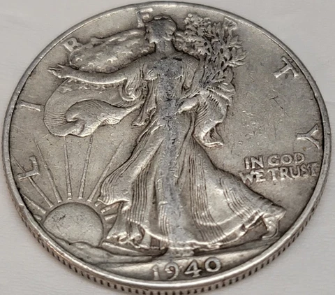 Standing Liberty Half Dollars, 90% Silver,  Circulated, Free Shipping Daily Cover