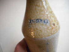 Antique Stoneware Beer or Soda Bottle stamped FL' Graf