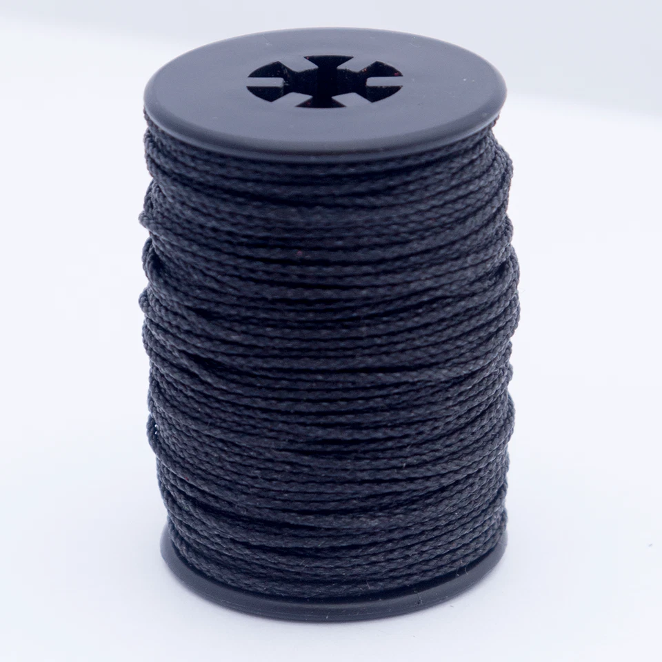 Black BCY .030 Crossbow Braided Serving Material Bow String Making - Image 1 of 1