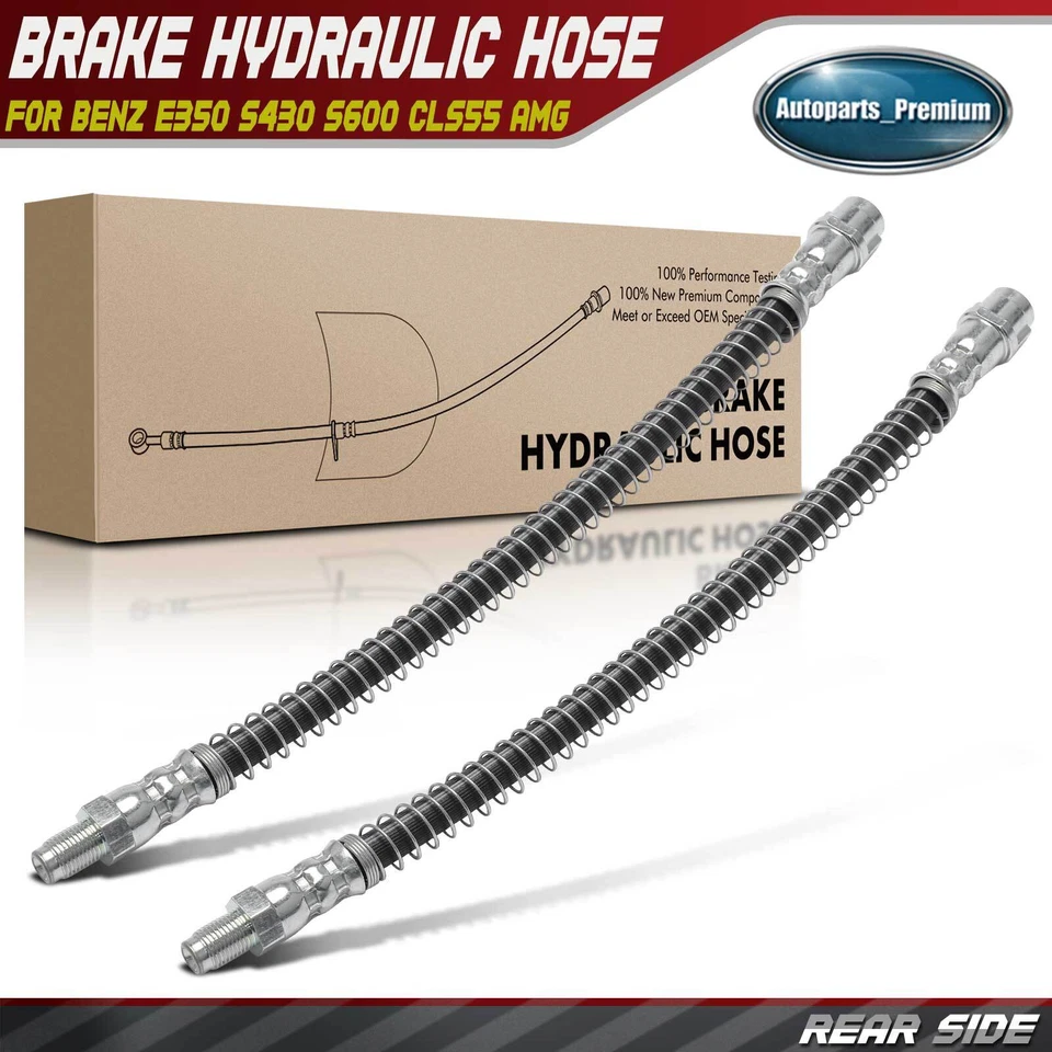 Nueva manguera hidráulica de freno trasero derecho y derecho para Mercedes-Benz E350 S430 S600 CLS55 AMG Foto 1 de 4