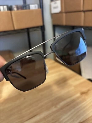 NUEVO Gafas de sol negras Calvin Klein CK19301S 410 54-18-140 mm monturas solamente Foto 1 de 4