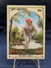 2023 Topps x Bob Ross The Joy of Baseball Mike Trout
