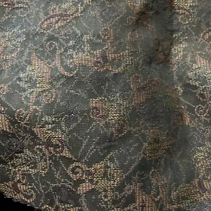 1 yard GG fabric Limited Stock (green w/ gold design) - Picture 1 of 3