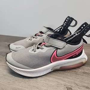 Nike Air Zoom Pink Gray Ck0714-002  Kids Running Shoes - Picture 1 of 10