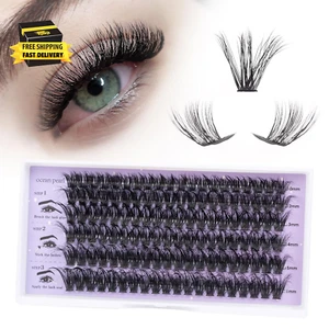 Cluster Lashes 120 Pcs Individual Lashes 10-16Mm Length Mix DIY Eyelash Extensio - Picture 1 of 7