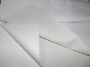 Eclipse White-Ecru Blackout Fabric 52" x 54" - Picture 1 of 2
