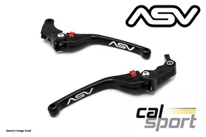 ASV Kawasaki ZRX1200R 2004-2006 F3 Regular Black Brake and Clutch Levers - Picture 1 of 3