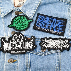 Deathcore embroidered patch collection. 4 patches for $14.99. - Picture 1 of 10