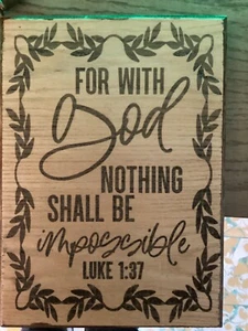 Christian Bible Verse Wall Art - Picture 1 of 3
