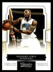 2009-10 Panini Classics #79 Rashard Lewis Tributes Silver #d /100! ORLANDO MAGIC - Picture 1 of 2