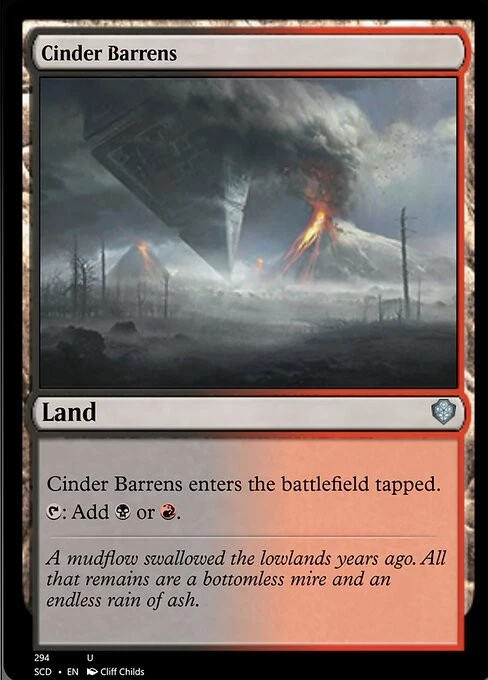 MTG Cinder Barrens English SCD - Image 1 of 1