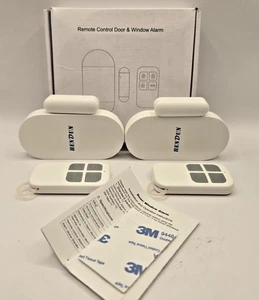 Sensor de seguridad inalámbrico remoto puerta ventanas alarmas abiertas magnético paquete de 2 HENDUN - Imagen 1 de 3