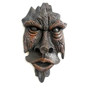 Old Man Tree Faces Decor Outdoor Tree Hugger Sculpture Garden Decoration - Picture 1 of 8