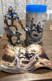 Vintage 2004 LEGO Bionicle 8617 Vahki Zadakh Set w Cannister & Manual - No Disc