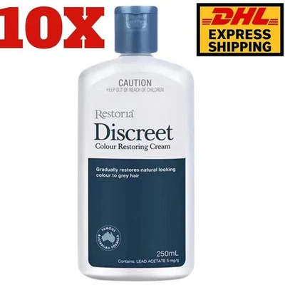 10X Restoria Crema Cabello Discreta Restauradora Gradual de Color para Cabello Gris/Gris Foto 1 de 4