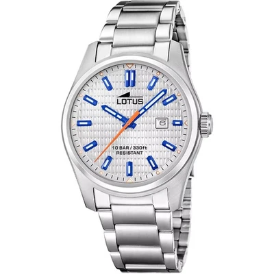 Orologio Uomo Lotus 19060/3 In Acciaio Con Quadrante Grigio - Immagine 1 di 4
