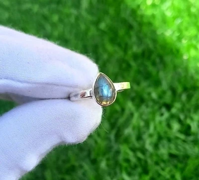 Dazzling Amethyst Gemstone 925 Sterling Silver Handmade Ring All Size M-74 - Image 1 of 4