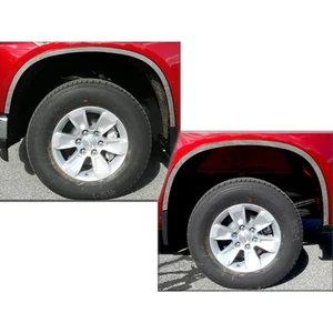 Borde pulido con acento de rueda 6 piezas (se adapta a: Chevy Silverado 1500 2019-2023) - Imagen 1 de 4