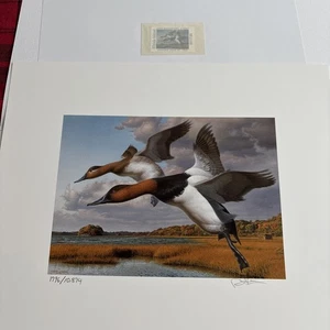 1989 First of State RHODE ISLAND Duck Stamp Print and Stamp by ROBERT STEINER - Picture 1 of 9