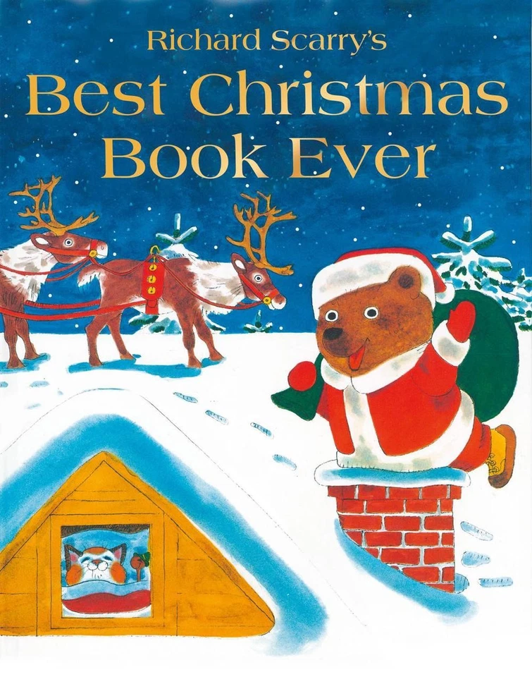 Best Christmas Book Ever! by Richard Scarry (English) Paperback Book - Image 1 of 1