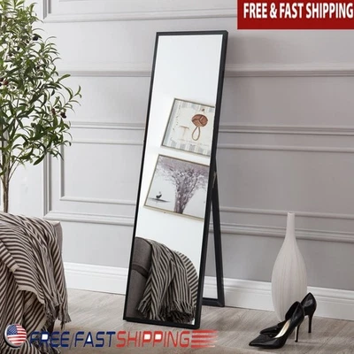 Espejo de piso ajustable moderno diseño Cheval ligero de longitud completa fácil de mover Foto 1 de 4
