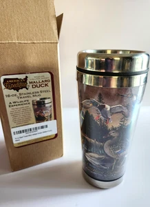 American Expedition Mallard Duck 16-oz Stainless Steel Travel Mug NIB - Picture 1 of 12