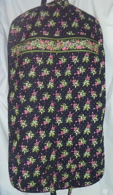 Vera Bradley HOPE Pink RIBBONS LARGE GARMENT Bag Dress Suit TRAVEL Overnight NEW - Image 1 of 4