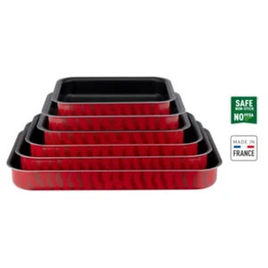 Tefal TEMPO FLAME 6-Piece Set, Oven Dishes Easy Clean Non-Stick Scratch-Resist - Picture 1 of 9