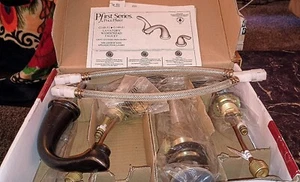 G149-51 Pfirst Series 2-Handle 8" Widespread Bathroom Faucet in Tuscan Bronze - Picture 1 of 2