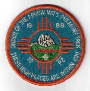 1989 Order Of The Arrow National Philmont Trek ORANGE Border [PH-115] - Picture 1 of 1