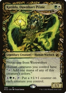 FOIL Katilda, Dawnhart Prime Innistrad: Midnight Hunt Magic MTG Legendary Creatu - Picture 1 of 1