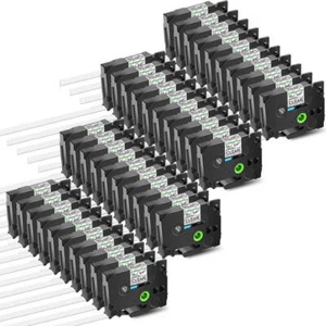 TZ-131 TZe-131 PT-D210 Compatible Label Maker Tape 12mm for Brother P-Touch 40PK - Picture 1 of 16