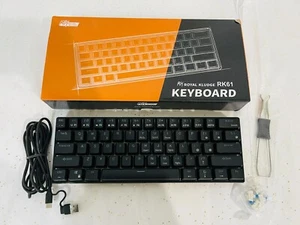 Mechanical Gaming Wireless Keyboard Royal Kludge RK61 Blue Switch Hot-Swap - Picture 1 of 4