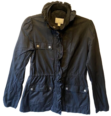 Chaqueta Converse One Star para mujer ligera con botones y cordones negra talla XS Foto 1 de 4