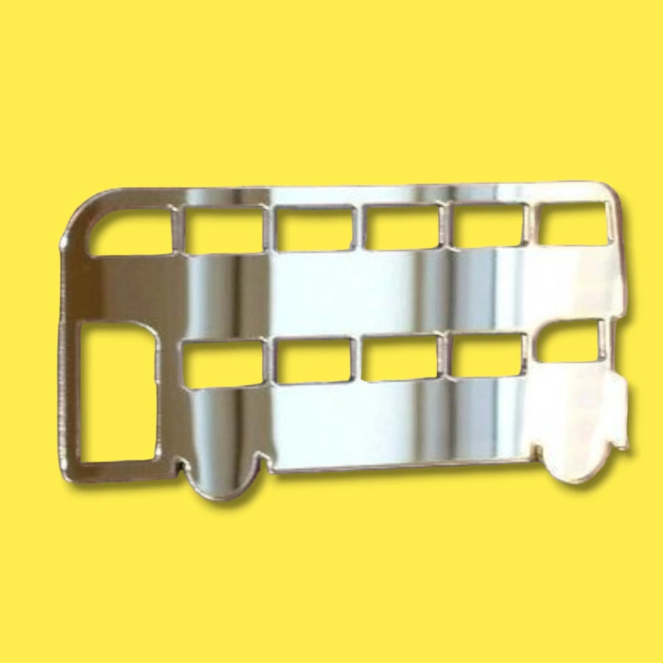 Двухэтажные акриловые зеркала в форме автобуса - различные размеры - Изображение 1 из 1