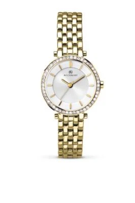 Accurist 8122 Ladies Classic Crystal Set Silver Dial Bracelet Watch RRP £94.99 - Image 1 of 4