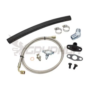 Turbo Oil Feed Return Line Kit for Toyota 2H HJ47 HJ60 HJ75 with Holset HX30 - Picture 1 of 3