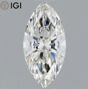 1.00 CT. CVD Lab Grown Marquise Diamond for Wedding Jewelry G VVS2 IGI Certified - Picture 1 of 9